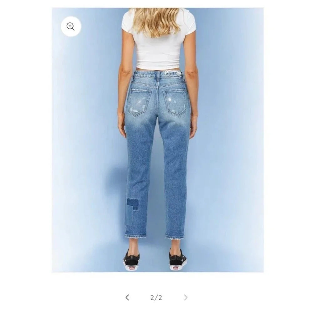 MICA jeans Mica jeans size 3 womens jeans 3/26 high rise boy cropped 100% cotton